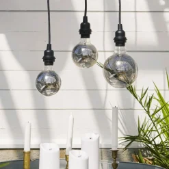 Fitting E27 met Ute kabel, 5 m, zwart