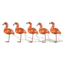 Flamingo LED sfeerlamp in een set van 5