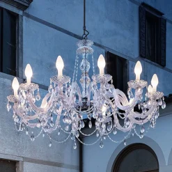 12-flammige LED buiten kroonluchter Drylight S12