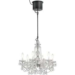 6-flammige LED buiten kroonluchter Drylight S6