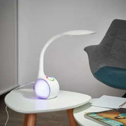 Flexibele LED-tafellamp Paula, wit