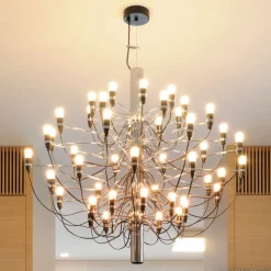 FLOS 2097/30 Kroonluchter 30-lichts chroom mat