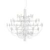 FLOS 2097/50 LED kroonluchter, helder, wit