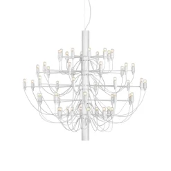 FLOS 2097/50 LED kroonluchter, helder, wit