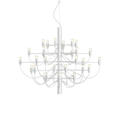 FLOS 2097/30 LED kroonluchter, mat, wit