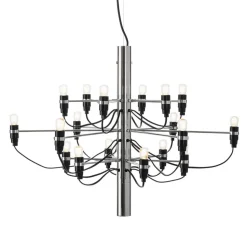 FLOS 2097/18 LED kroonluchter, mat, chroom