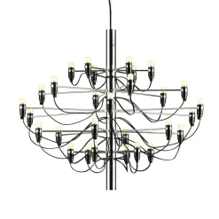 FLOS 2097/50 LED kroonluchter, mat, chroom