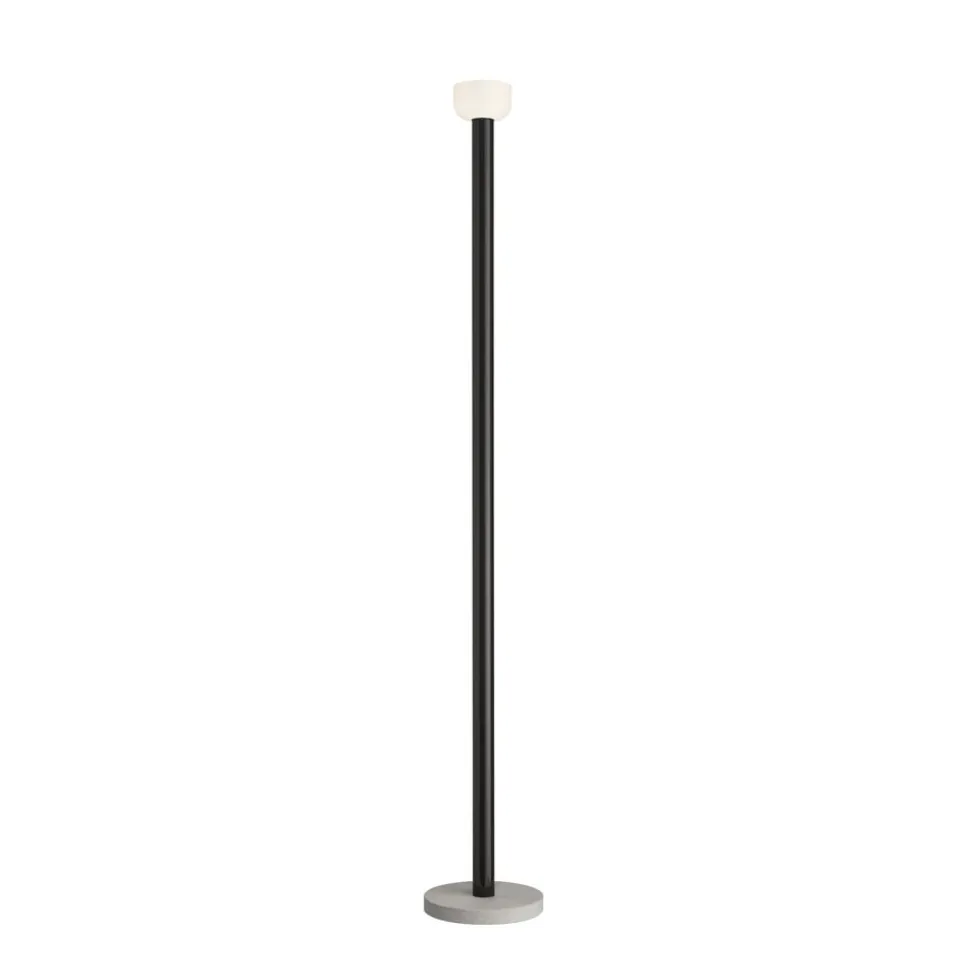 FLOS Bellhop LED vloerlamp, donkerbruin
