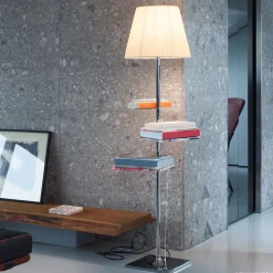 FLOS Bibliotheque Nationale vloerlamp PVC stof