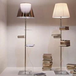 FLOS Bibliotheque Nationale vloerlamp PVC stof