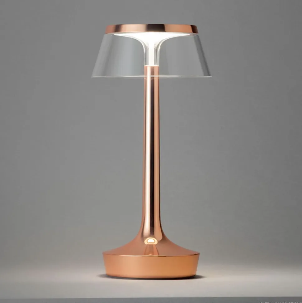 Flos Bon Jour unplugged LED tafellamp, koper