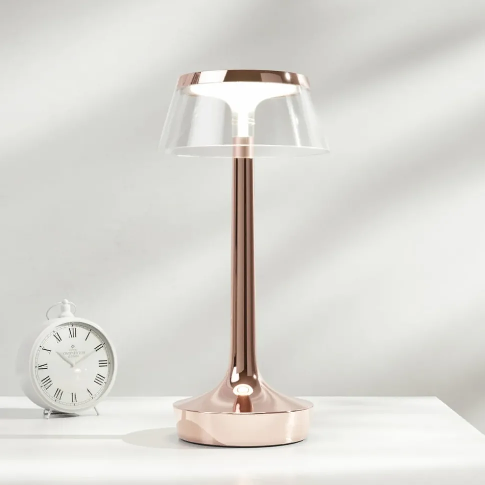 Flos Bon Jour unplugged LED tafellamp, koper