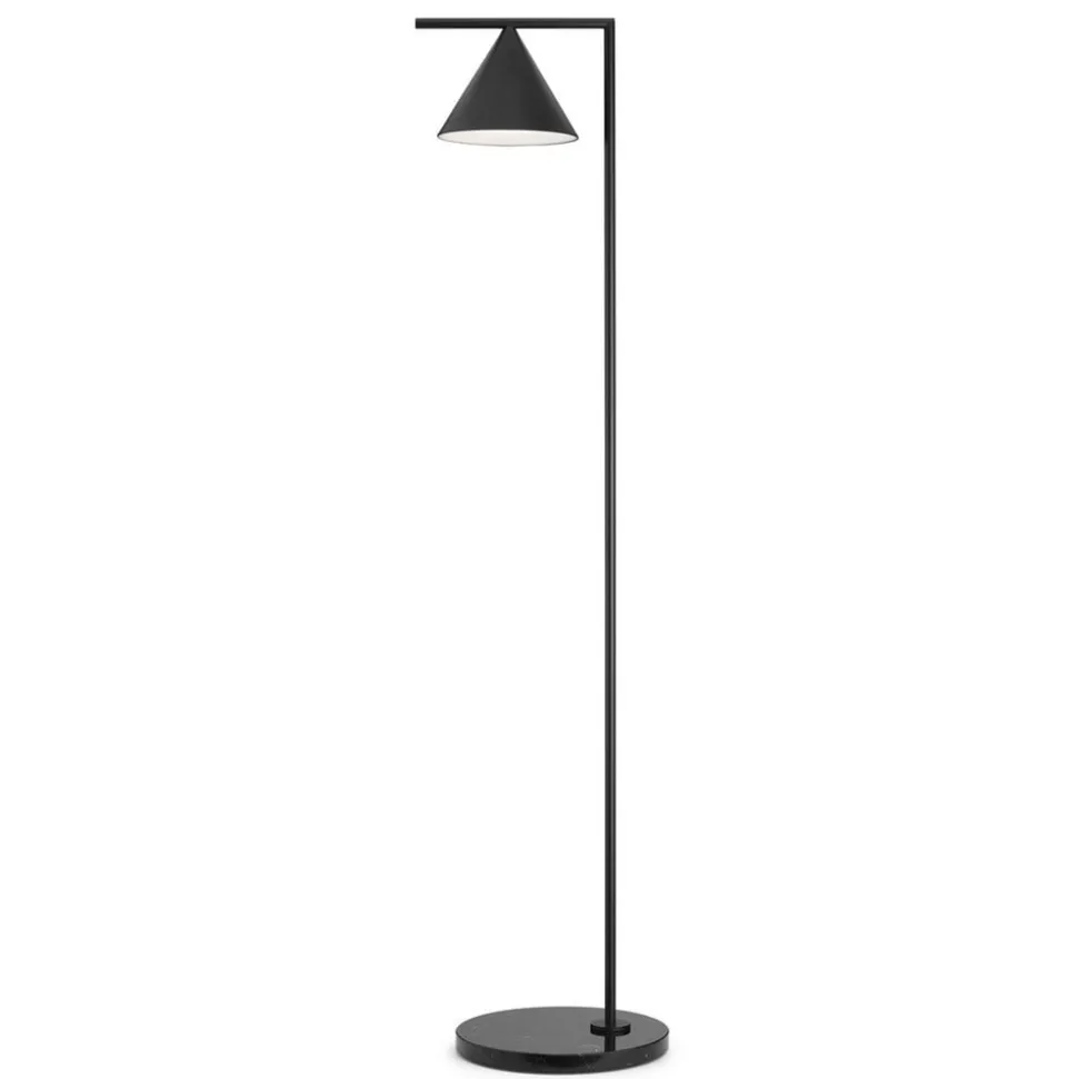 FLOS Captain Flint - zwarte design vloerlamp