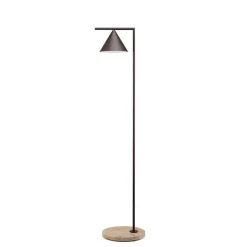 FLOS Captain Flint vloerlamp 4.000K bruin/natuur
