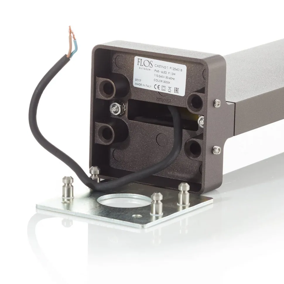 FLOS Casting T 100 - LED sokkellamp 50 cm bruin