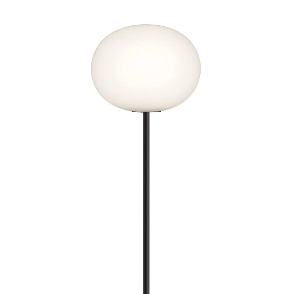 FLOS Glo-Ball F2 vloerlamp, zwart