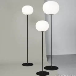 FLOS Glo-Ball F2 vloerlamp, zwart