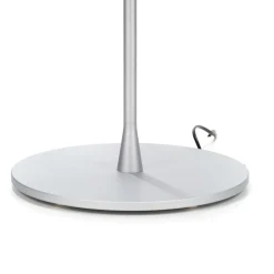 FLOS Glo-Ball Floor 2 vloerlamp, mat zilver