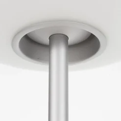 FLOS Glo-Ball Floor 2 vloerlamp, mat zilver