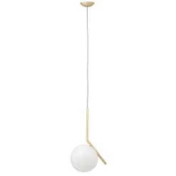 FLOS IC S1 hanglamp, messing, gepolijst
