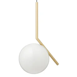 FLOS IC S1 hanglamp, messing, gepolijst