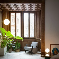 FLOS IC S2 hanglamp, messing