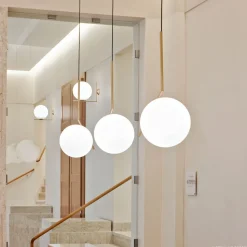 FLOS IC S2 hanglamp, messing