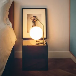 FLOS IC T1 Laag tafellamp messing gekleurd