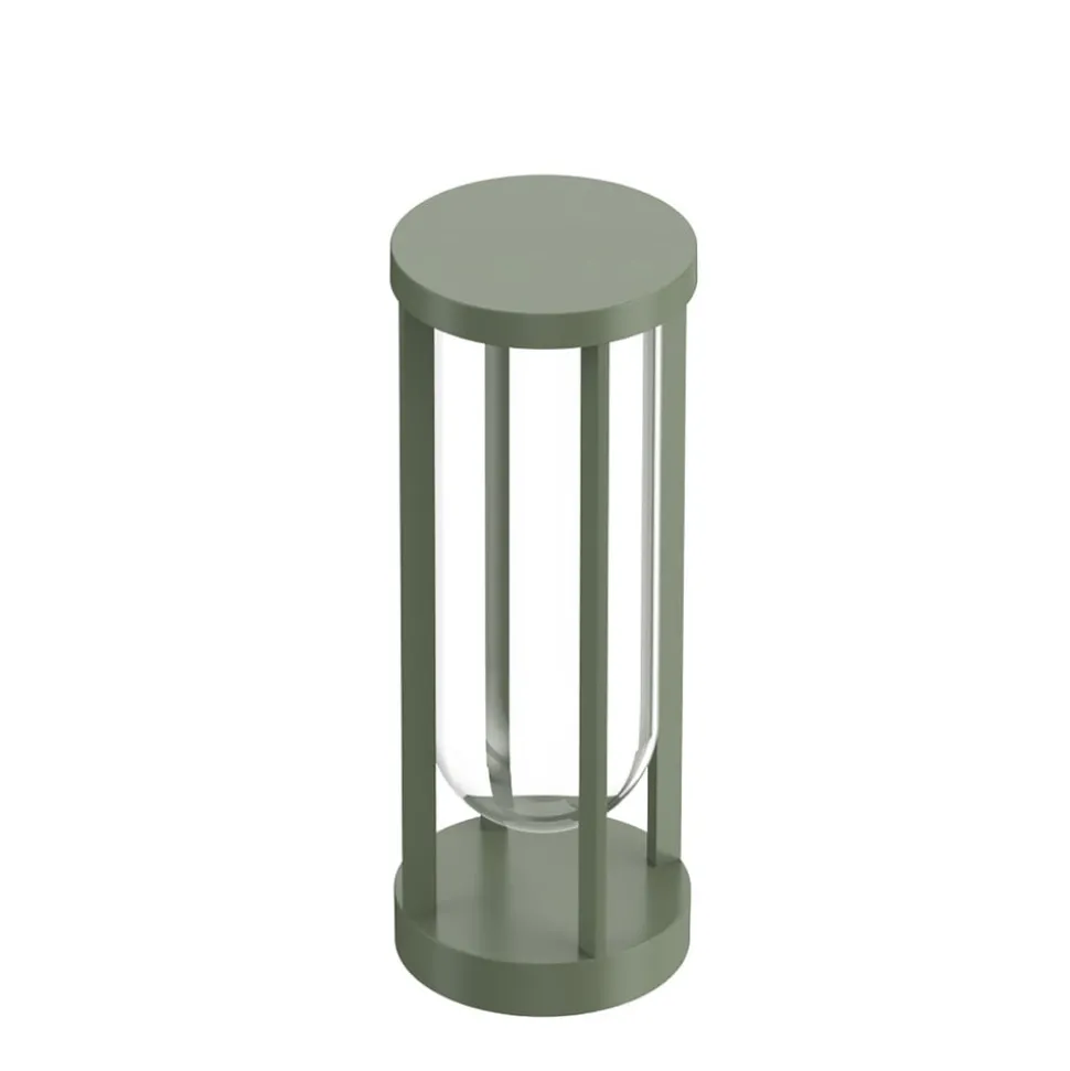 FLOS In Vitro Meerpaal 1, 2.700 K, 40 cm, lichtgroen