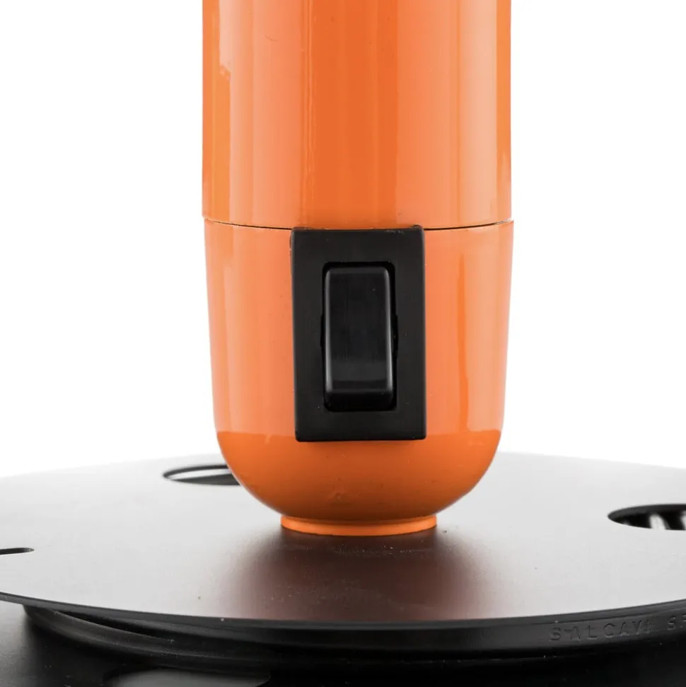 FLOS Lampadina LED tafellamp oranje, zwarte voet