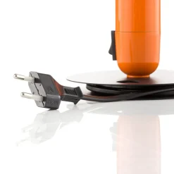 FLOS Lampadina LED tafellamp oranje, zwarte voet