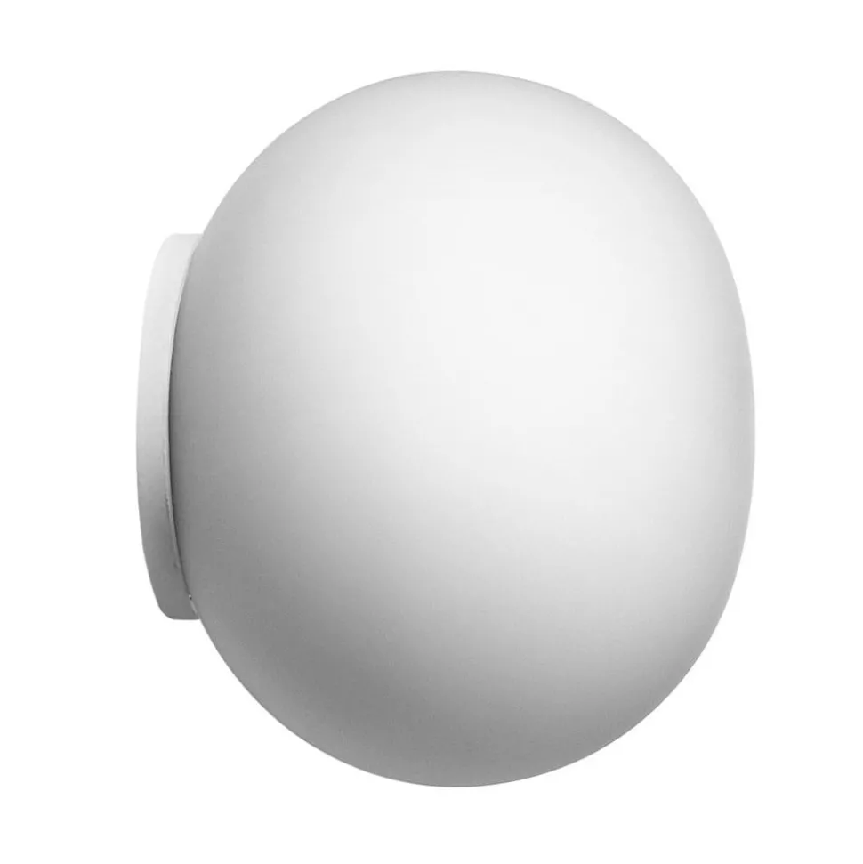 FLOS Mini Glo-Ball Spiegel wandlamp, wit