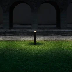 FLOS Pointbreak Bollard 2, 2.700K antraciet 90cm