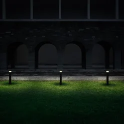 FLOS Pointbreak Bollard 2, 2.700K antraciet 90cm