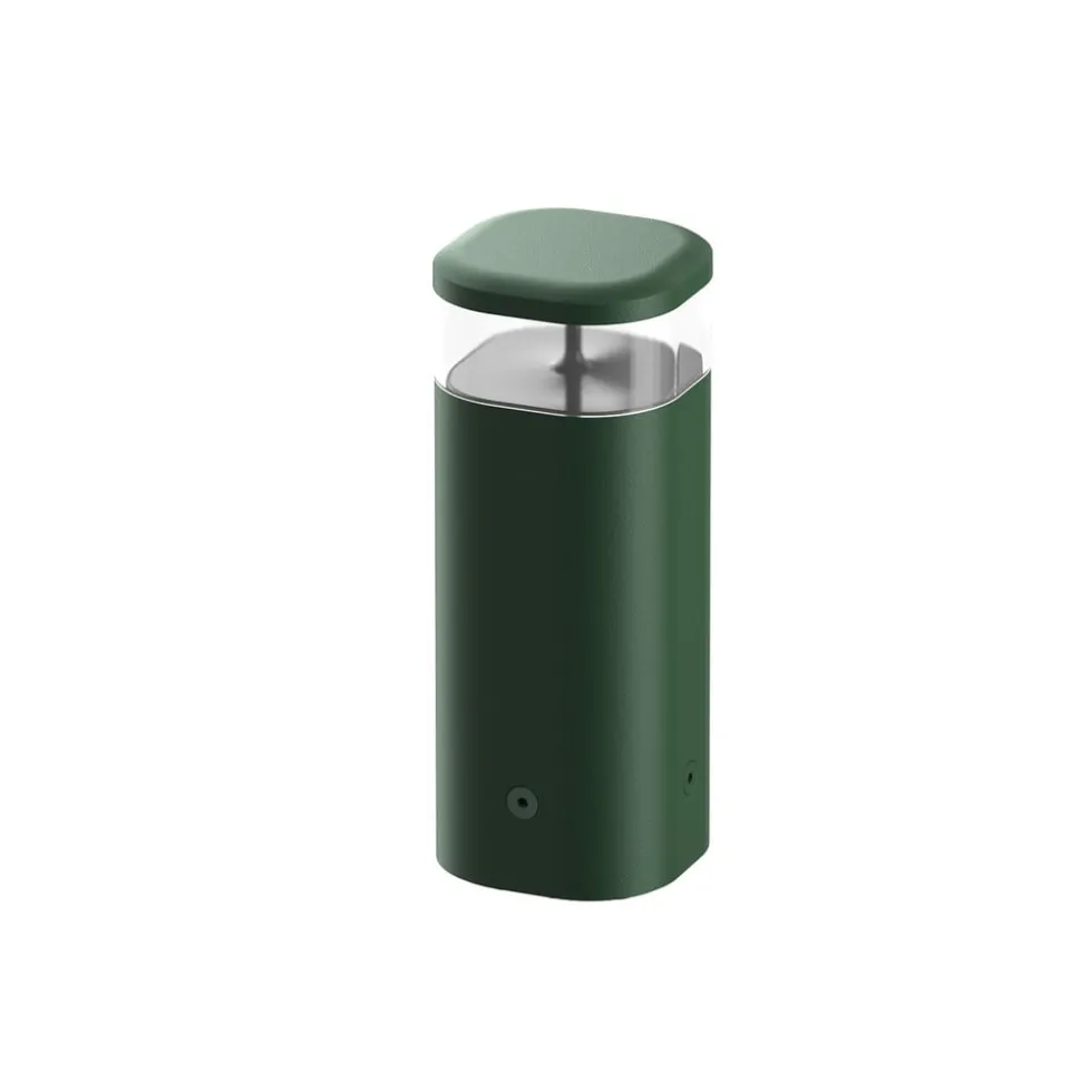 FLOS Pointbreak Bollard 2, 2.700K bosgroen 30cm