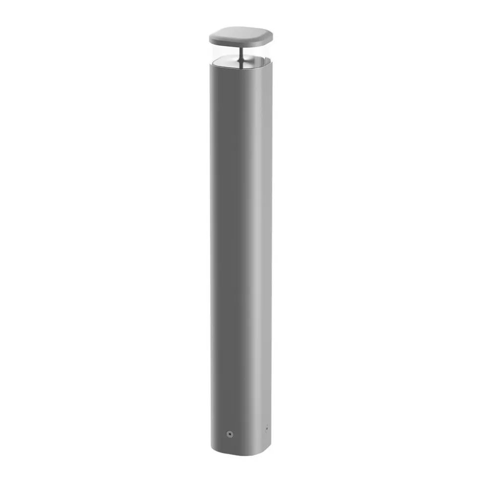 FLOS Pointbreak Bollard 2, 2.700 K grijs 90cm