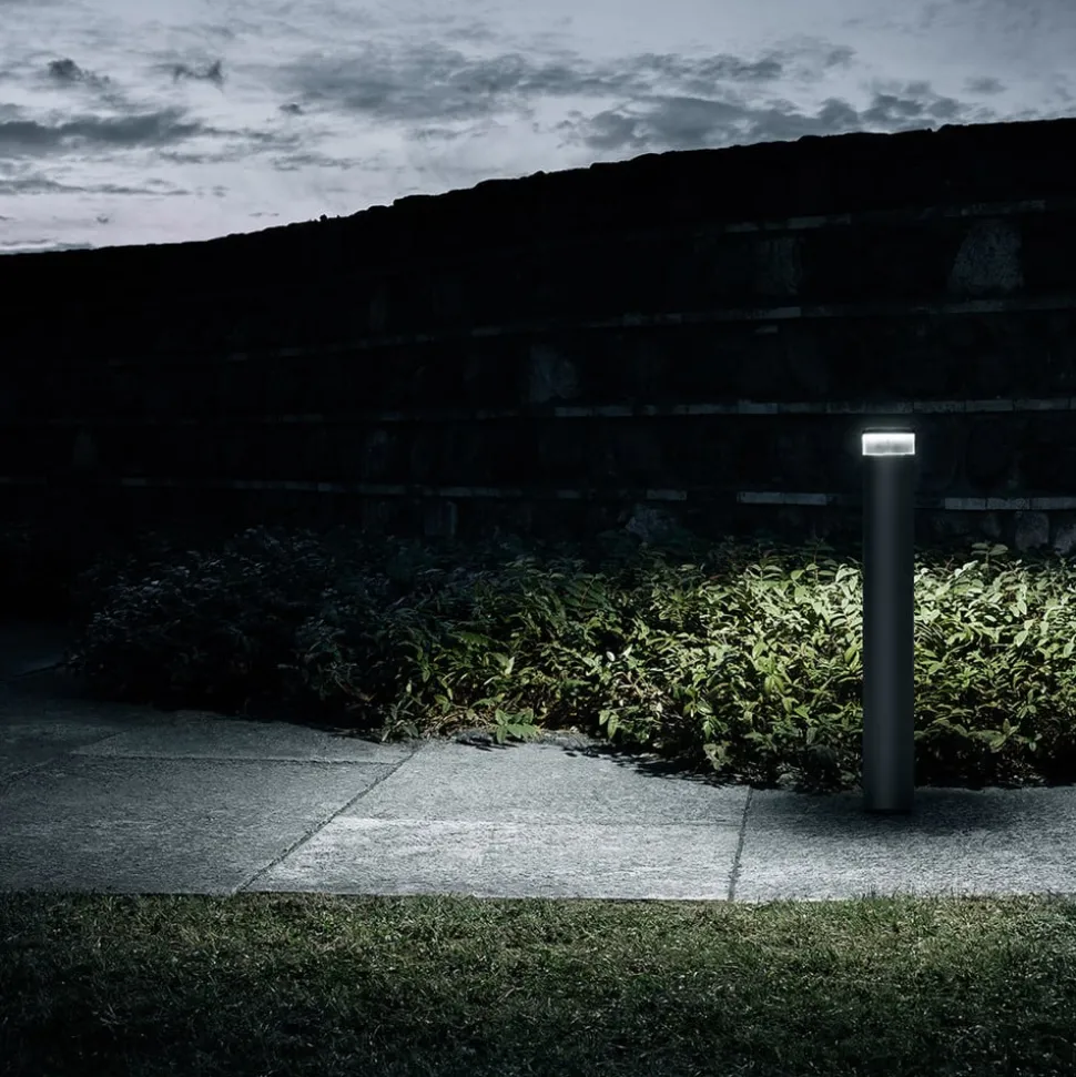 FLOS Pointbreak Bollard 2, 2.700K antraciet 60cm