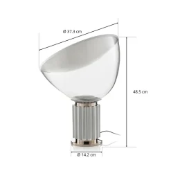 FLOS Taccia small - LED tafellamp, alu