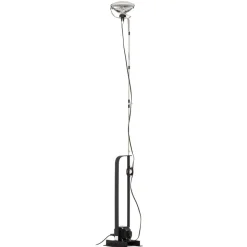 FLOS Toio Limited Edition vloerlamp, zwart, metaal, 195 cm