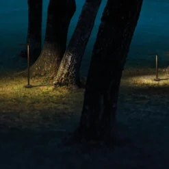 FLOS Walkstick Pipe 1 tuinlamp, 2.700K, zwart