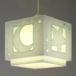 Fluorescerende hanglamp nachthemel groen