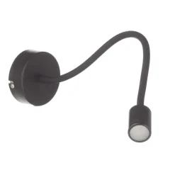 Focus flexibele LED wandlamp, zwart