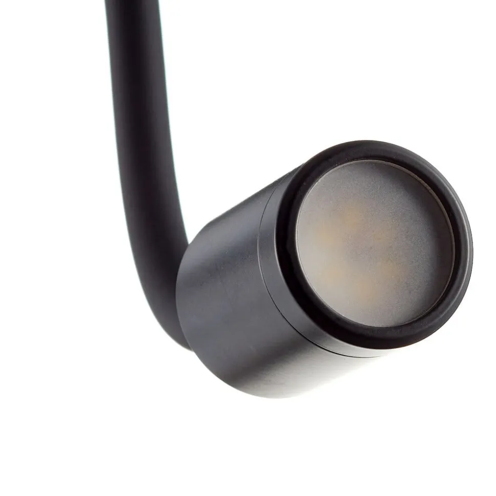 Focus flexibele LED wandlamp, zwart