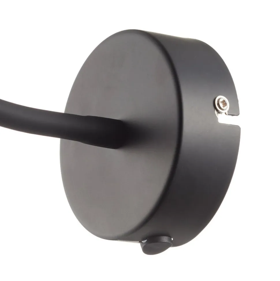 Focus flexibele LED wandlamp, zwart