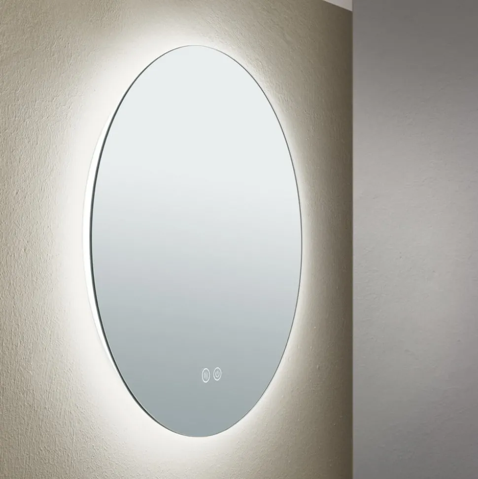 Focus-LED-spiegel, Ø 45 cm, CCT, anticondens, touchdimmer