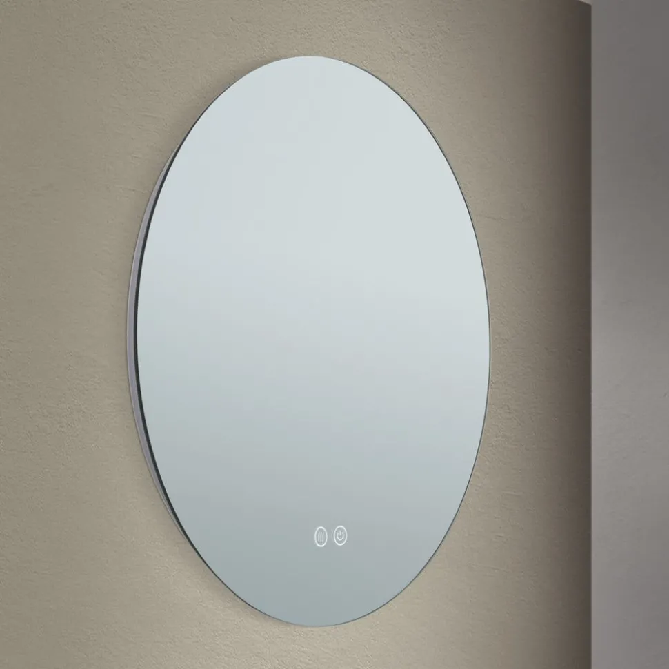 Focus-LED-spiegel, Ø 45 cm, CCT, anticondens, touchdimmer