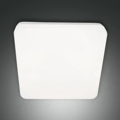 Folk LED buiten plafondlamp, 28 cm x 28 cm, wit, IP65