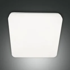 Folk LED buiten plafondlamp, sensor, 28 x 28 cm, wit, IP65