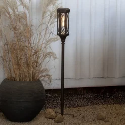 Folke LED tuinpadverlichting kan op 3 hoogtes worden gemonteerd