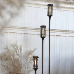 Folke LED tuinpadverlichting kan op 3 hoogtes worden gemonteerd